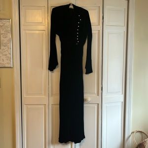 Vintage long velvet dress